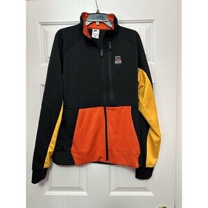 Size Large Nike Mens Basketball Frenzy Skull Full Zip Track Jacket Black Orange